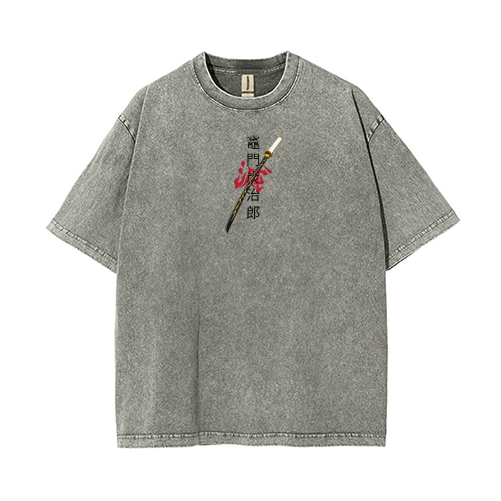 Vintage Oversized T-Shirt Demon Slayer