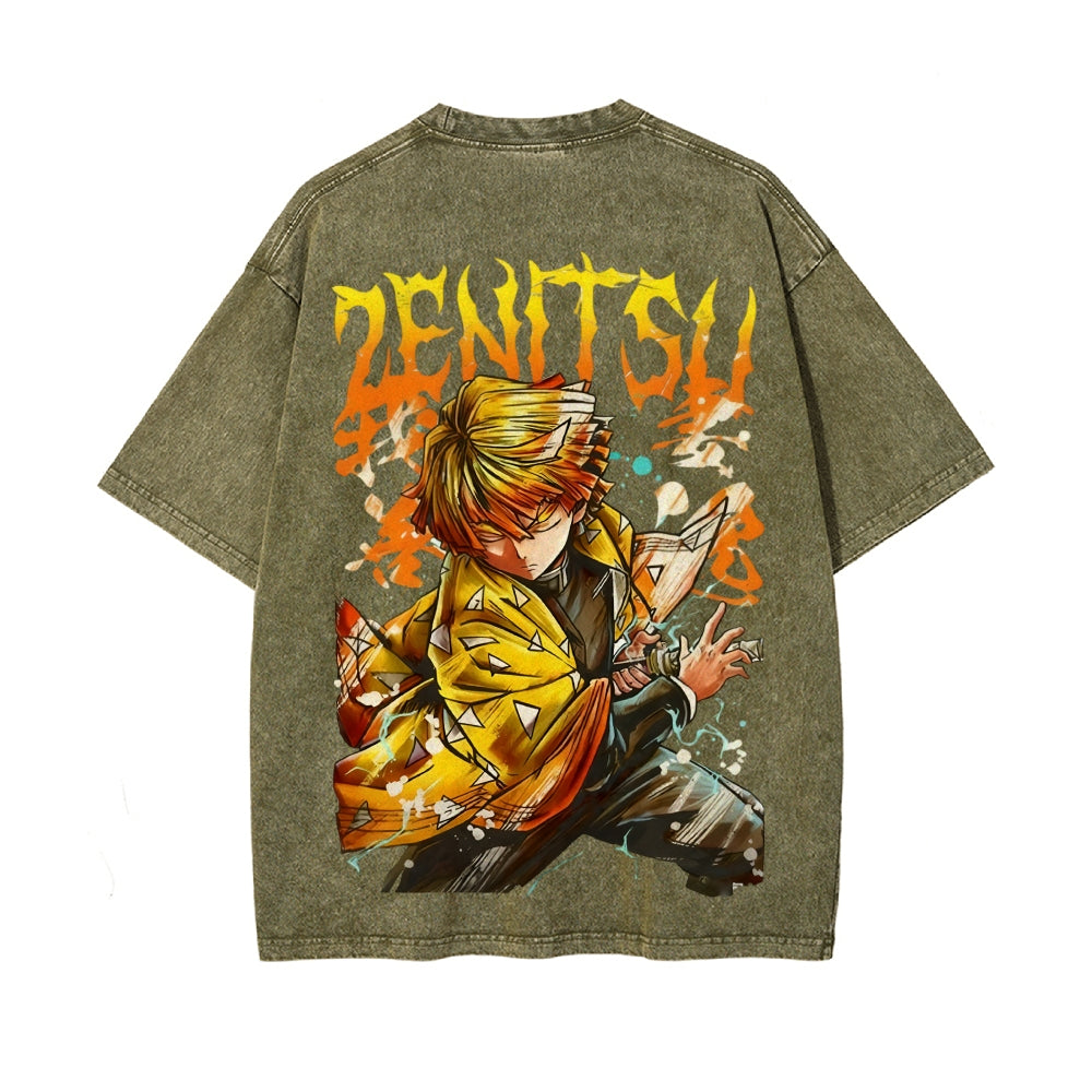 Vintage Oversized T-Shirt Demon Slayer