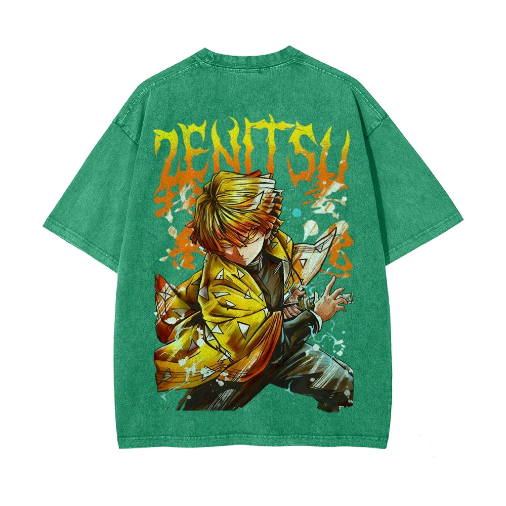 Vintage Oversized T-Shirt Demon Slayer