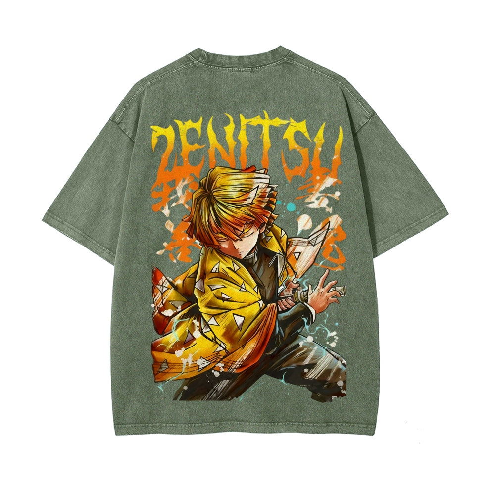 Vintage Oversized T-Shirt Demon Slayer