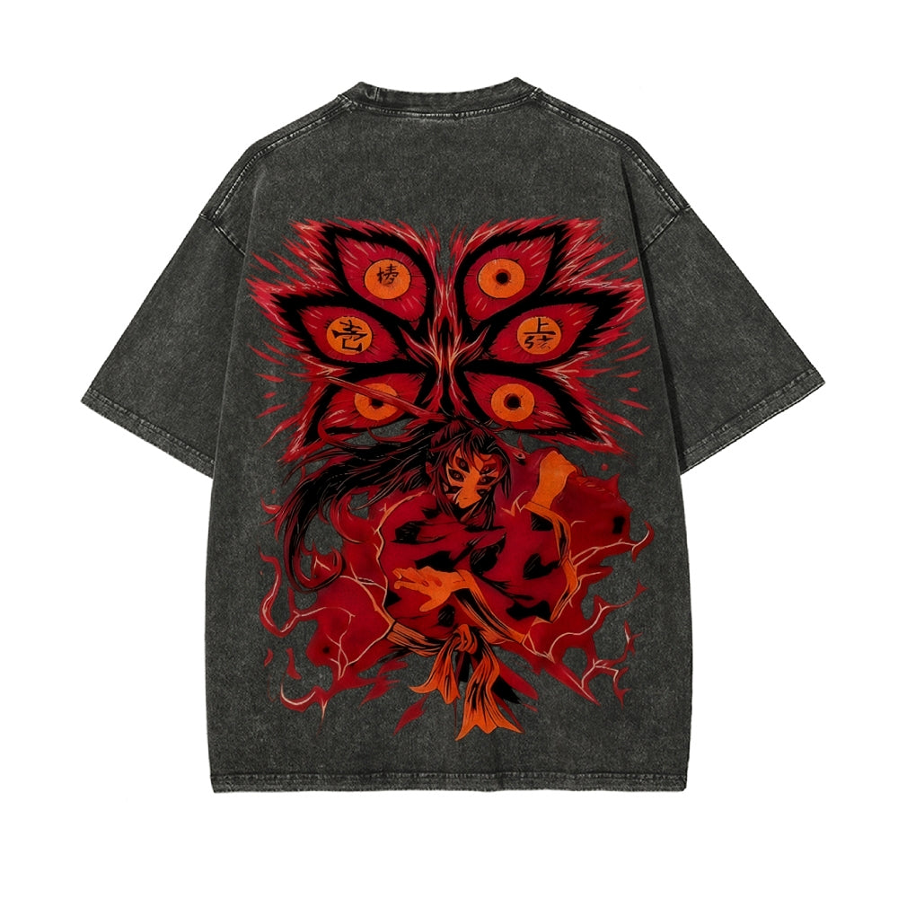 Vintage Oversized T-Shirt Demon Slayer