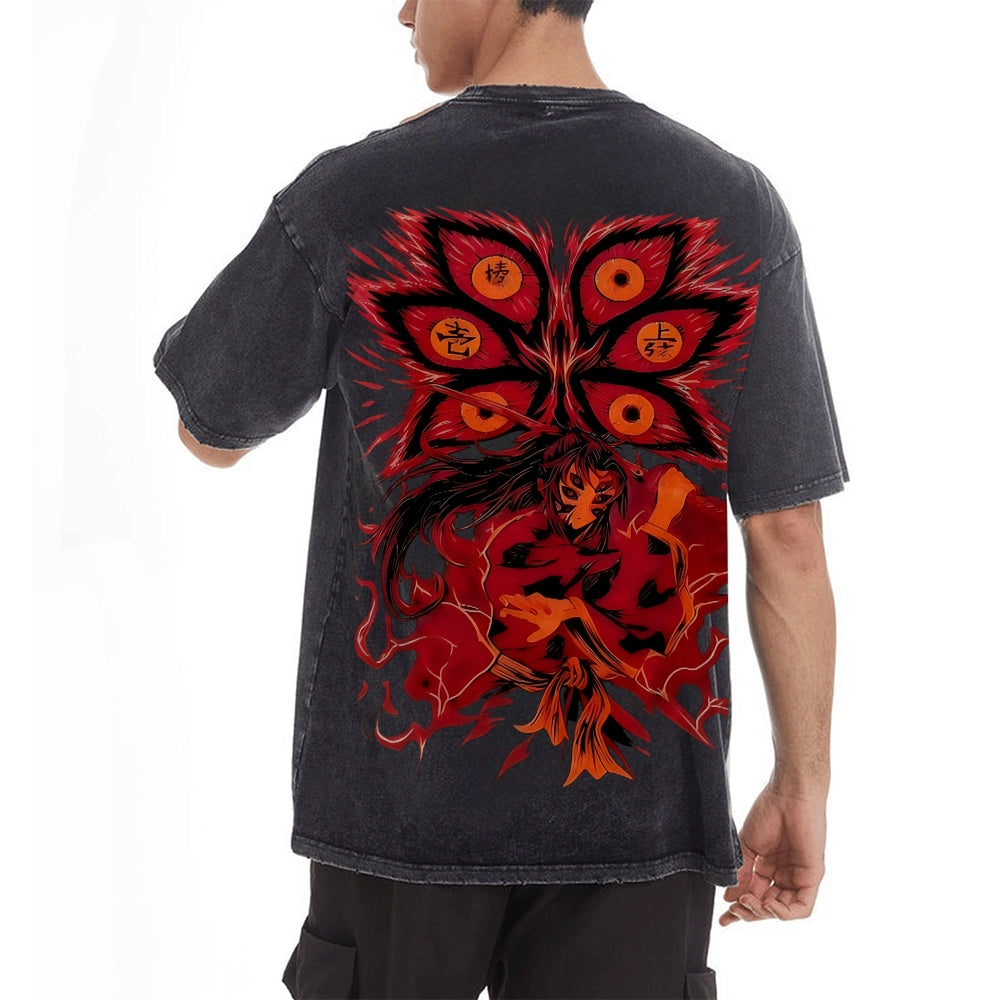 Vintage Oversized T-Shirt Demon Slayer