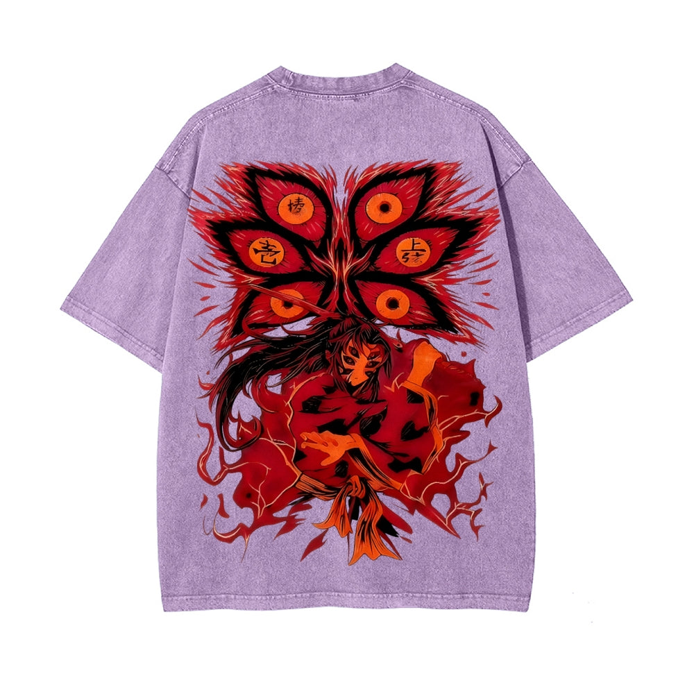 Vintage Oversized T-Shirt Demon Slayer