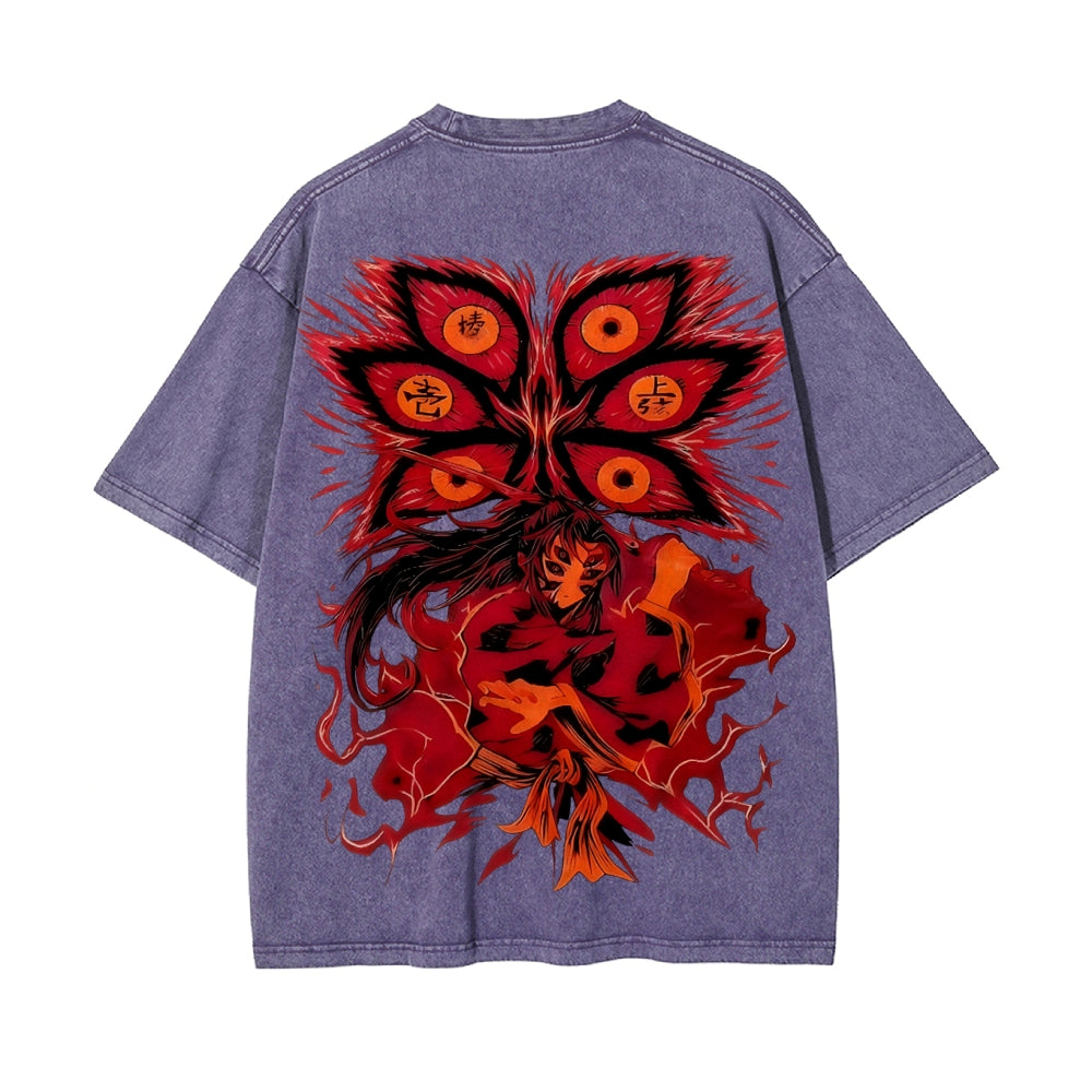 Vintage Oversized T-Shirt Demon Slayer