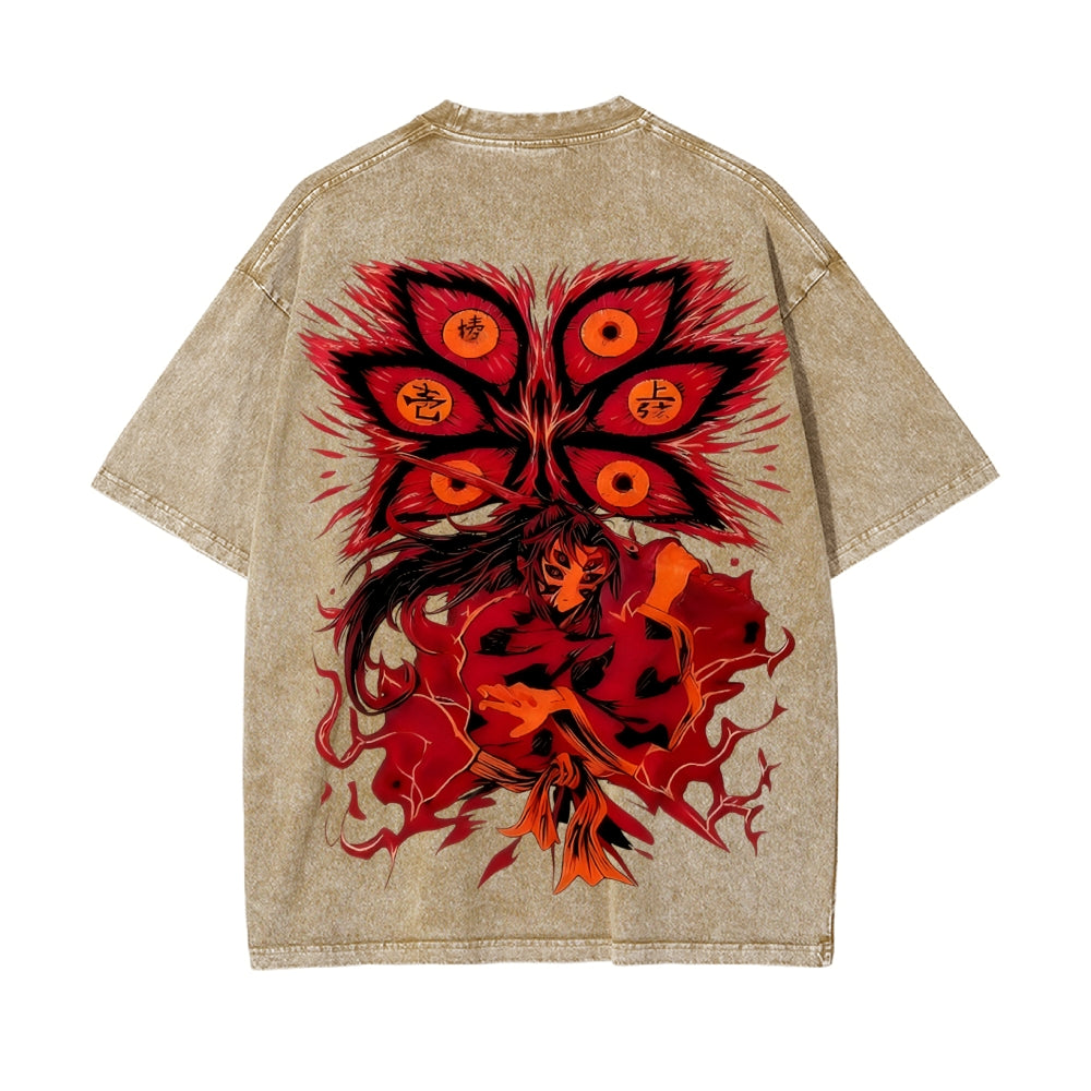 Vintage Oversized T-Shirt Demon Slayer