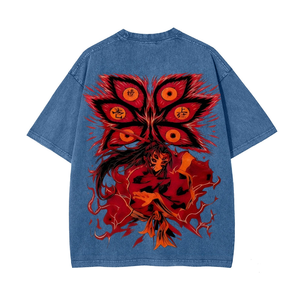 Vintage Oversized T-Shirt Demon Slayer