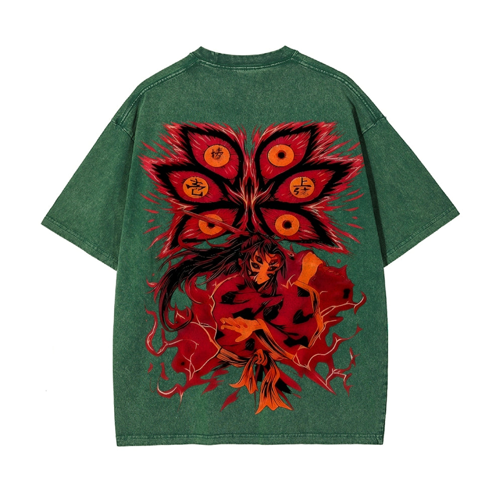 Vintage Oversized T-Shirt Demon Slayer