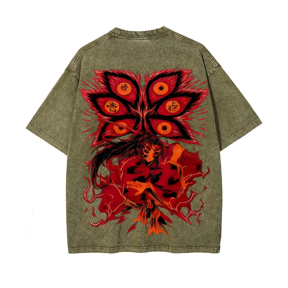 Vintage Oversized T-Shirt Demon Slayer
