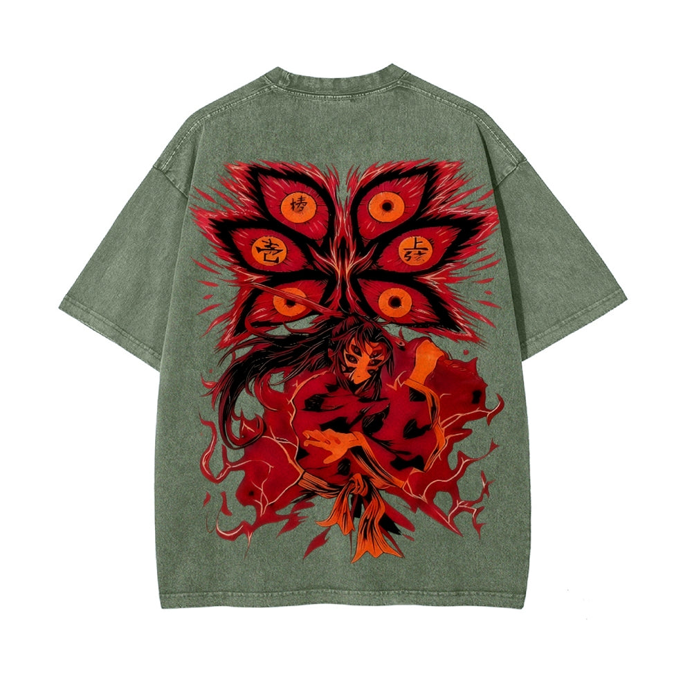 Vintage Oversized T-Shirt Demon Slayer