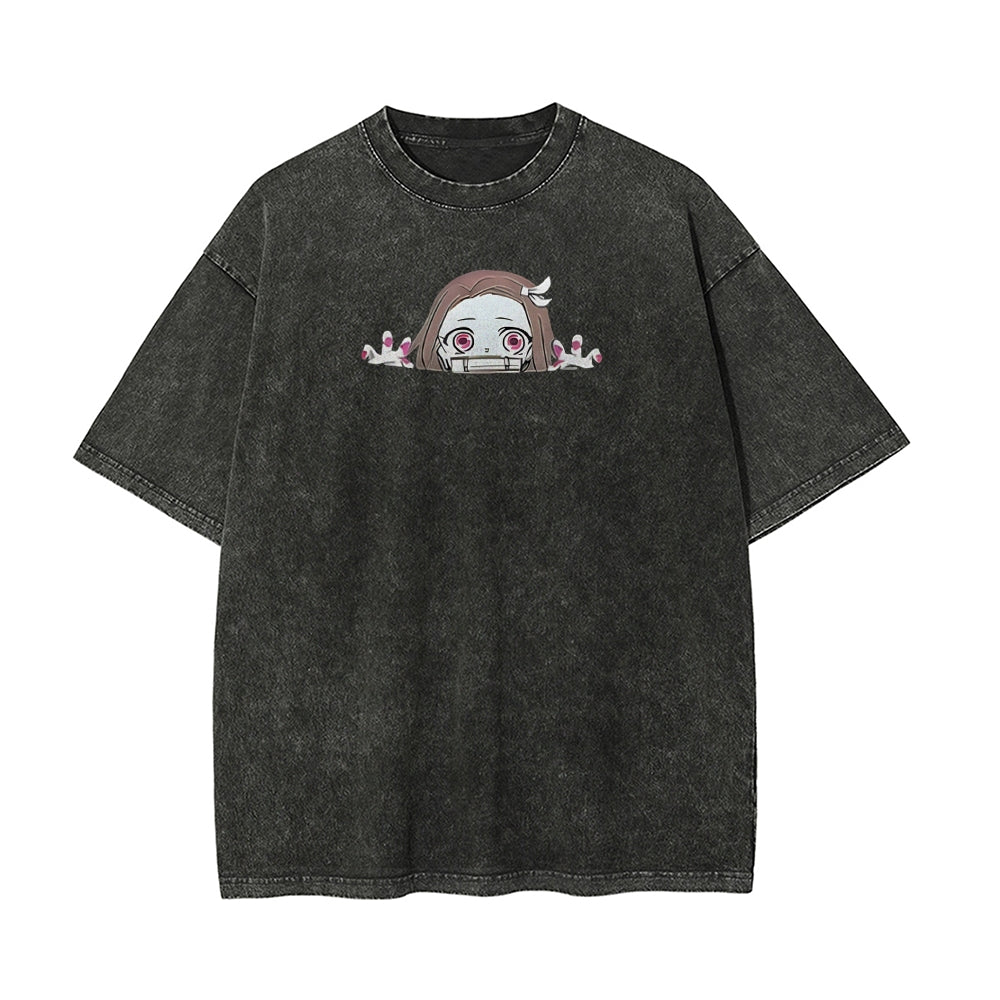 Vintage Oversized T-Shirt Demon Slayer