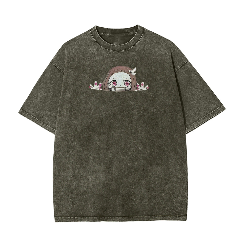 Vintage Oversized T-Shirt Demon Slayer