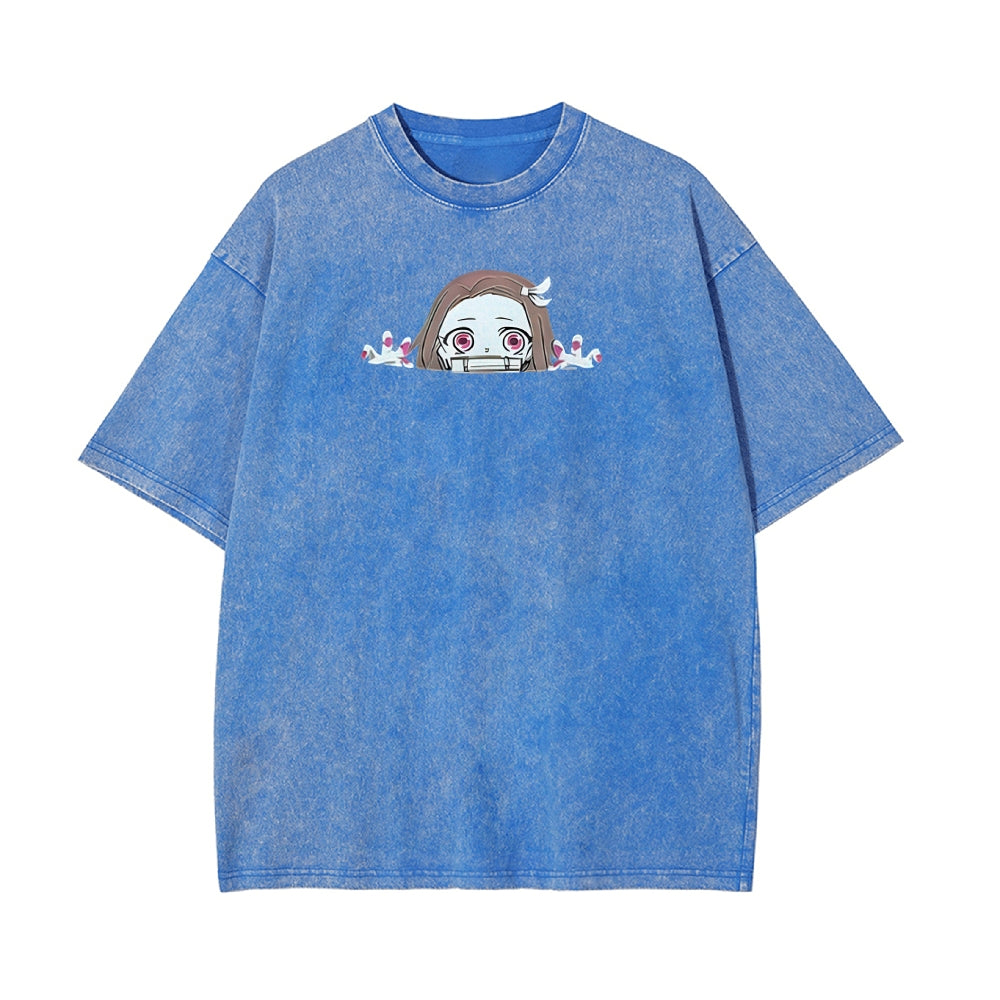 Vintage Oversized T-Shirt Demon Slayer