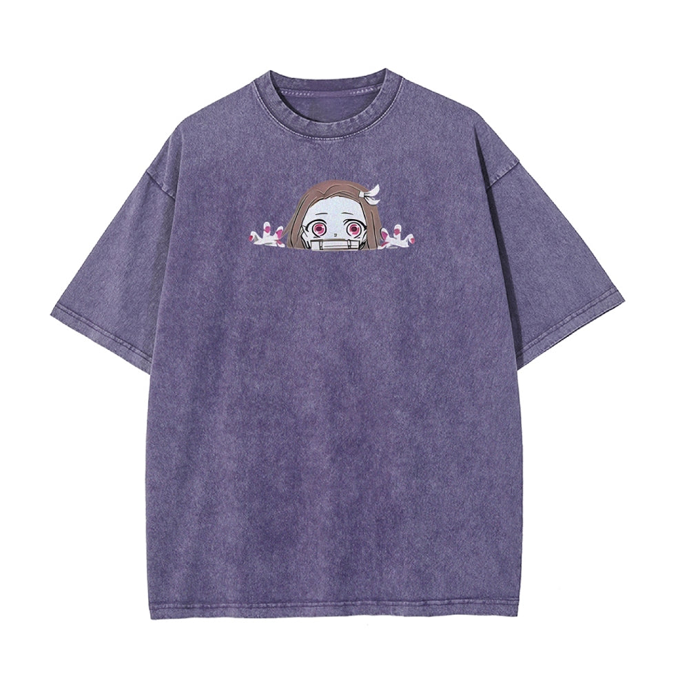 Vintage Oversized T-Shirt Demon Slayer