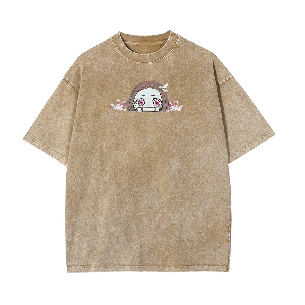 Vintage Oversized T-Shirt Demon Slayer