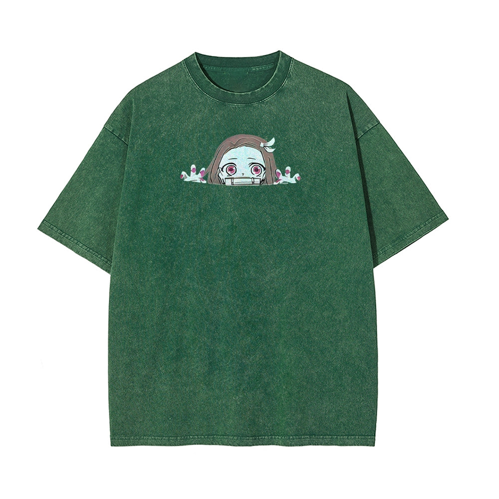 Vintage Oversized T-Shirt Demon Slayer