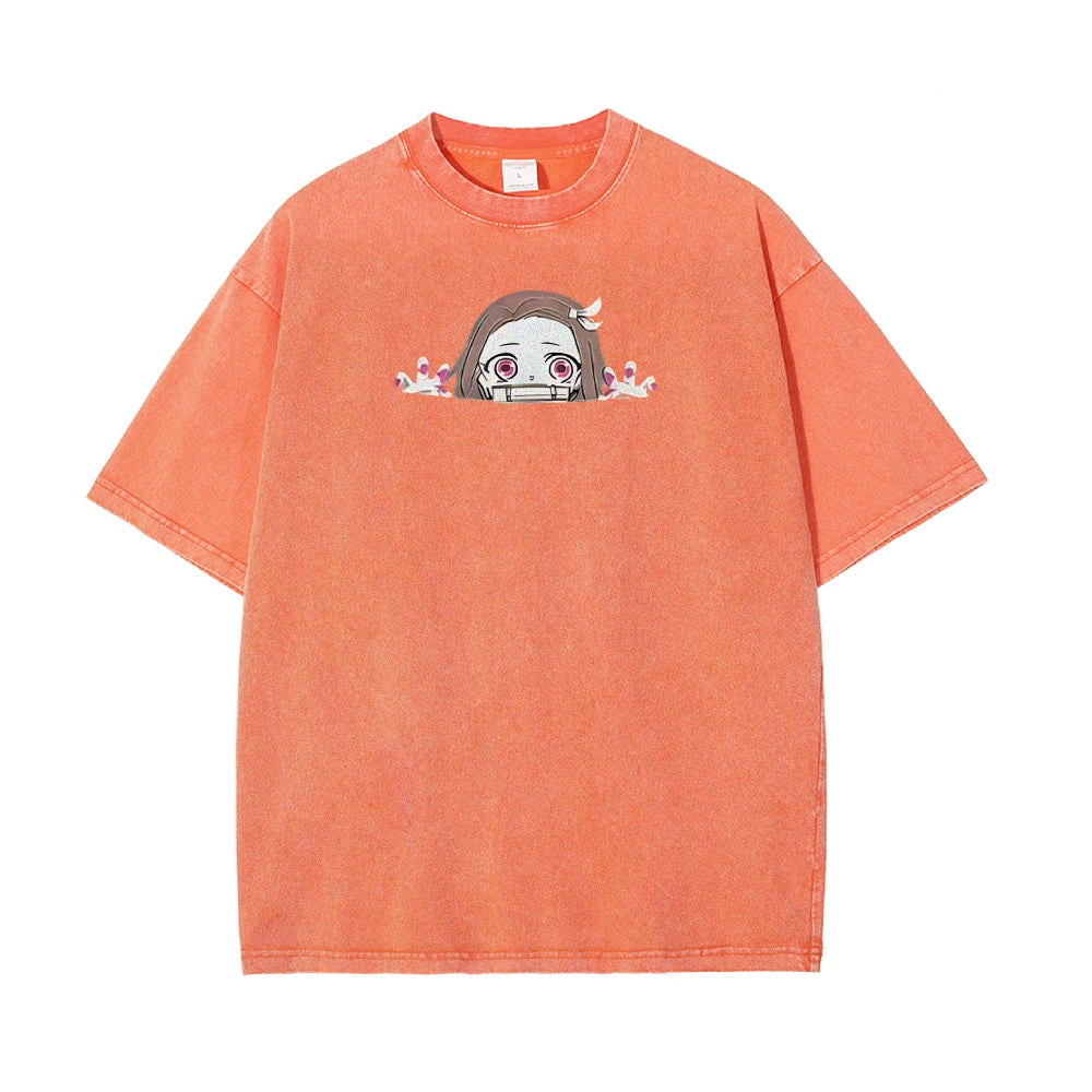 Vintage Oversized T-Shirt Demon Slayer
