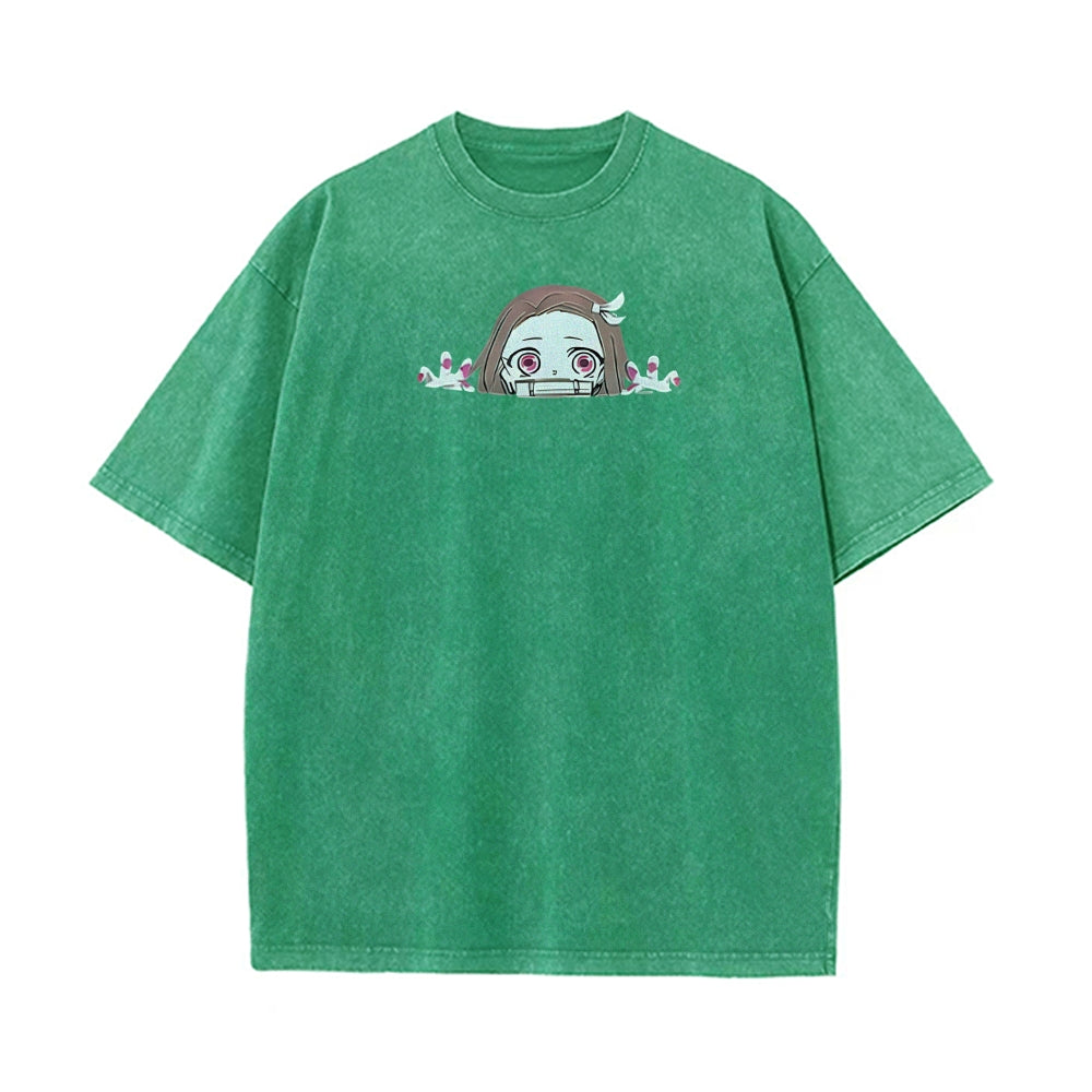 Vintage Oversized T-Shirt Demon Slayer