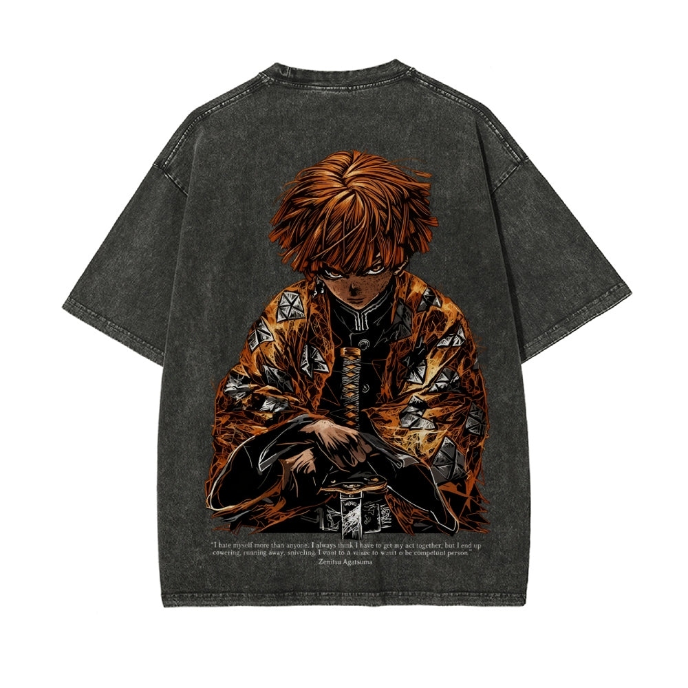 Vintage Oversized T-Shirt Demon Slayer
