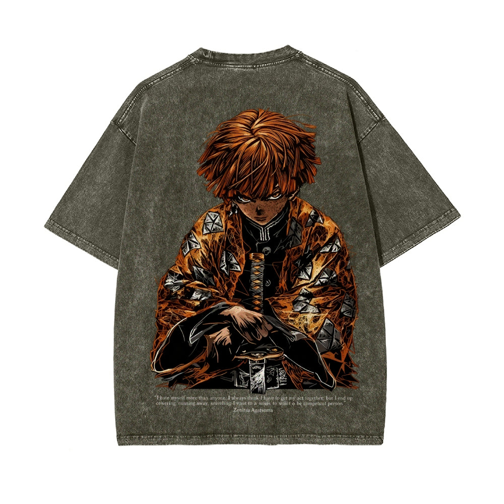 Vintage Oversized T-Shirt Demon Slayer