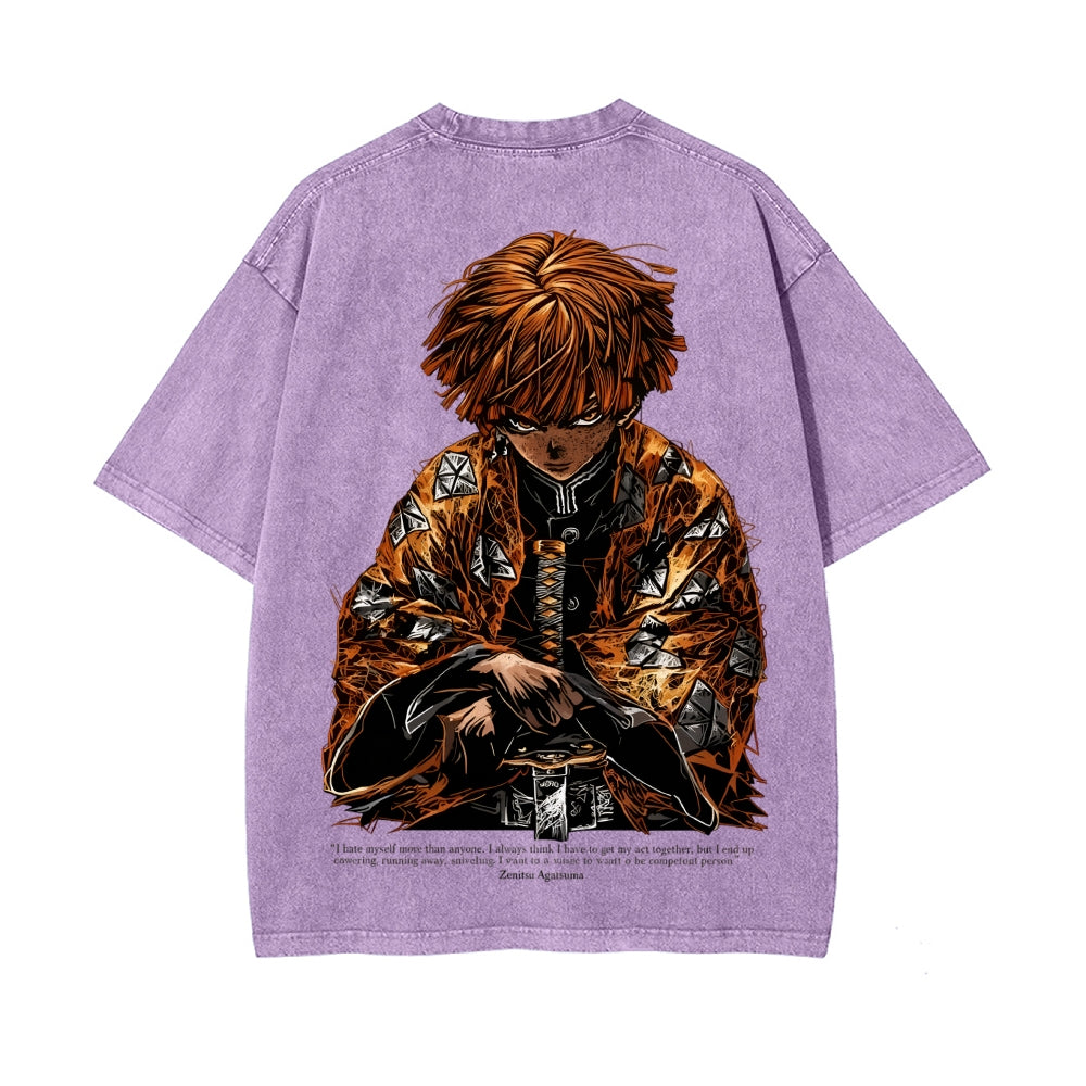 Vintage Oversized T-Shirt Demon Slayer