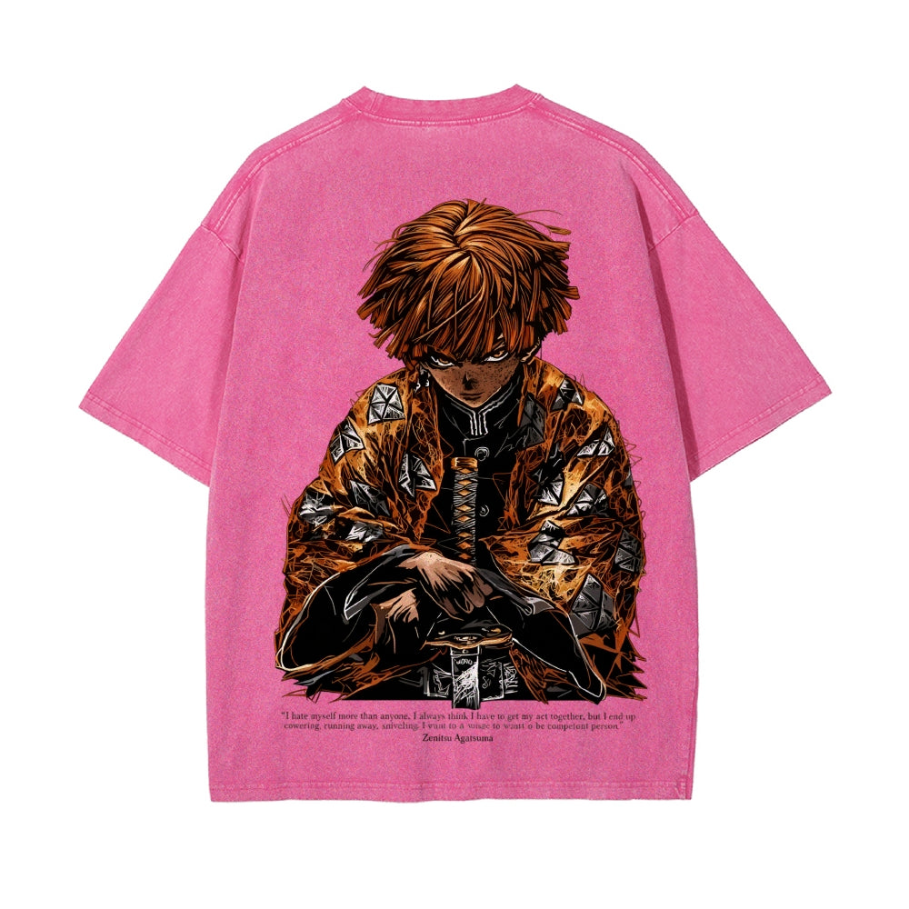 Vintage Oversized T-Shirt Demon Slayer
