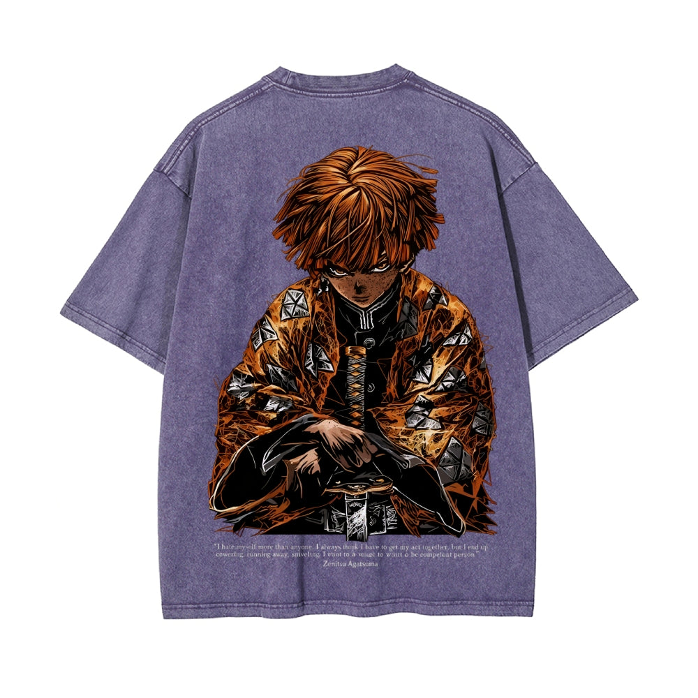 Vintage Oversized T-Shirt Demon Slayer