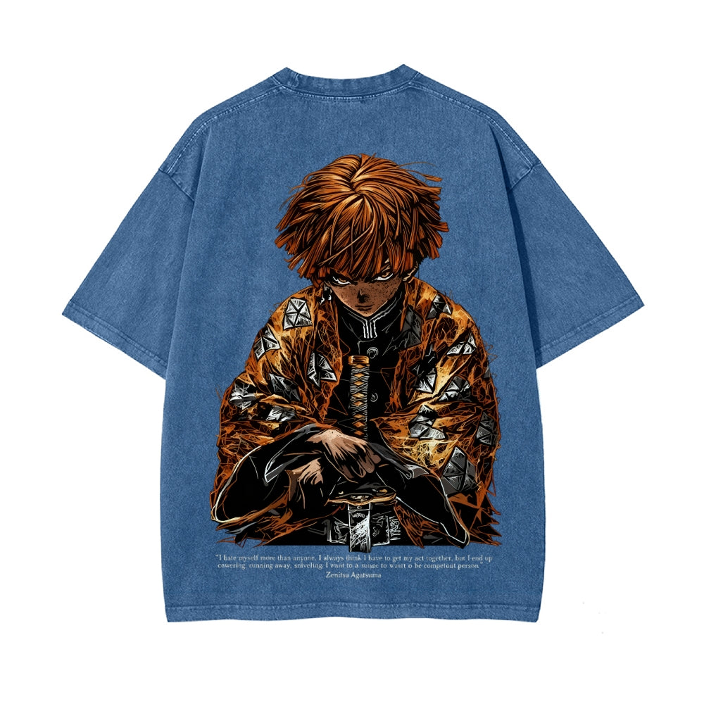 Vintage Oversized T-Shirt Demon Slayer