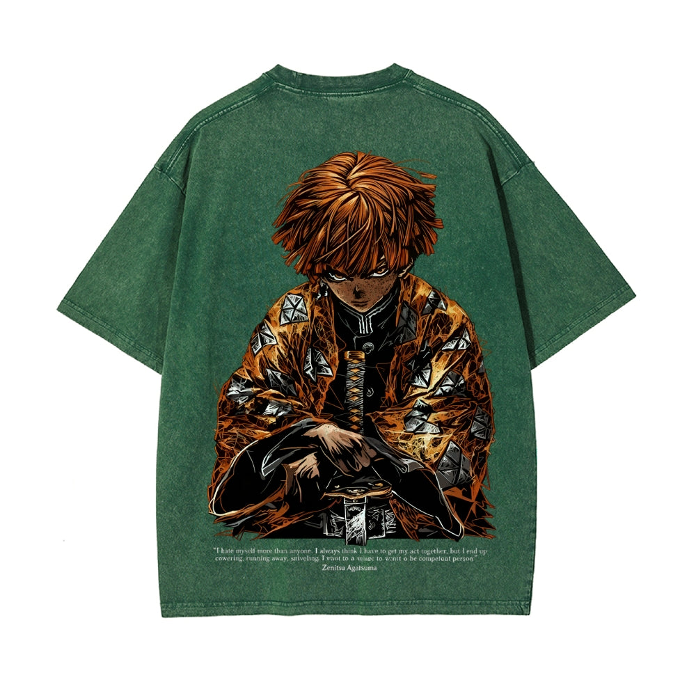 Vintage Oversized T-Shirt Demon Slayer