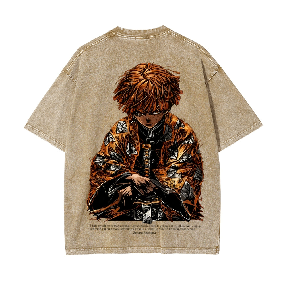 Vintage Oversized T-Shirt Demon Slayer