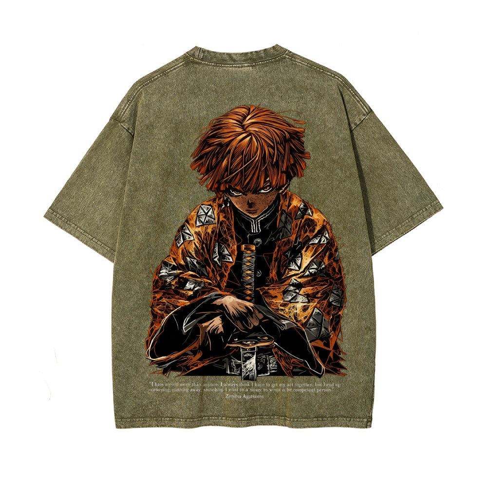 Vintage Oversized T-Shirt Demon Slayer