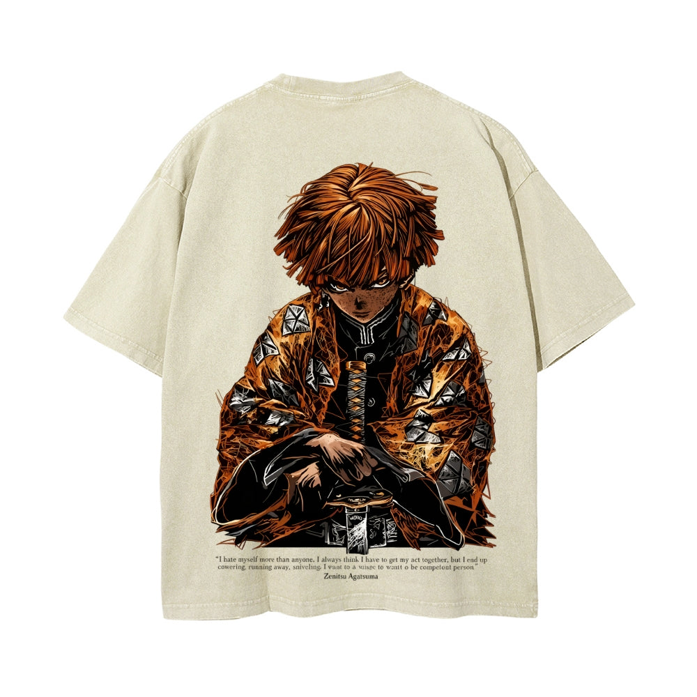 Vintage Oversized T-Shirt Demon Slayer