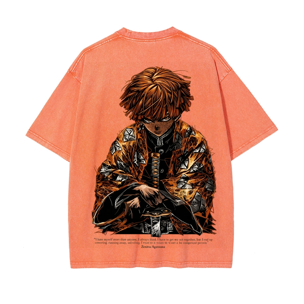 Vintage Oversized T-Shirt Demon Slayer