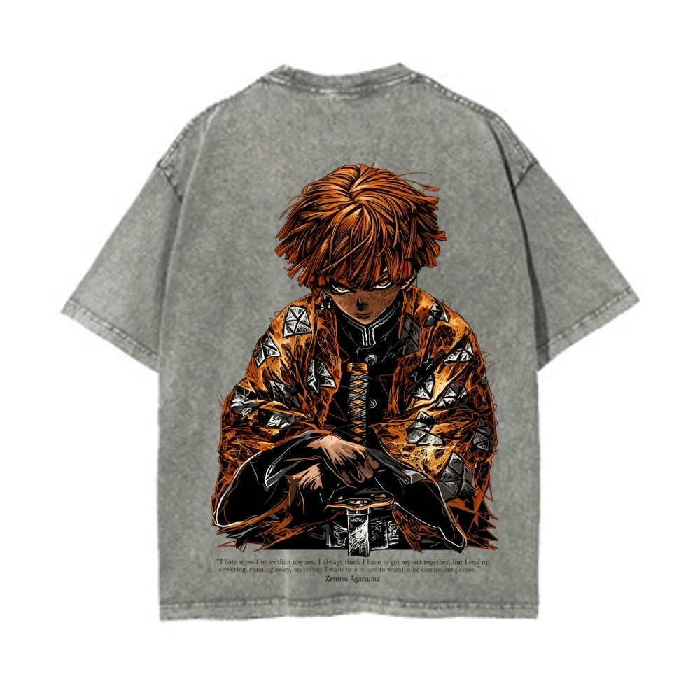 Vintage Oversized T-Shirt Demon Slayer