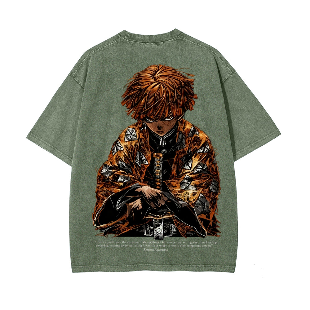 Vintage Oversized T-Shirt Demon Slayer