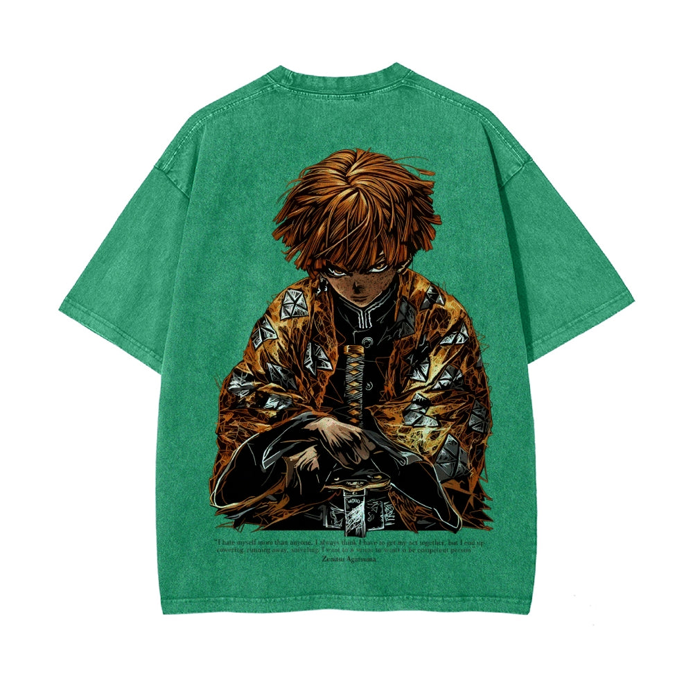 Vintage Oversized T-Shirt Demon Slayer