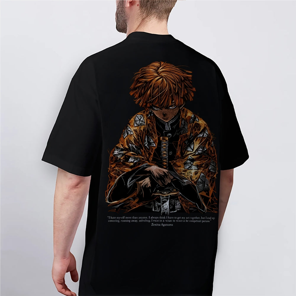 Demon Slayer Cotton Unisex Crew Neck Anime T-Shirt