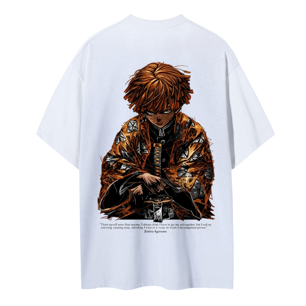Demon Slayer Cotton Unisex Crew Neck Anime T-Shirt