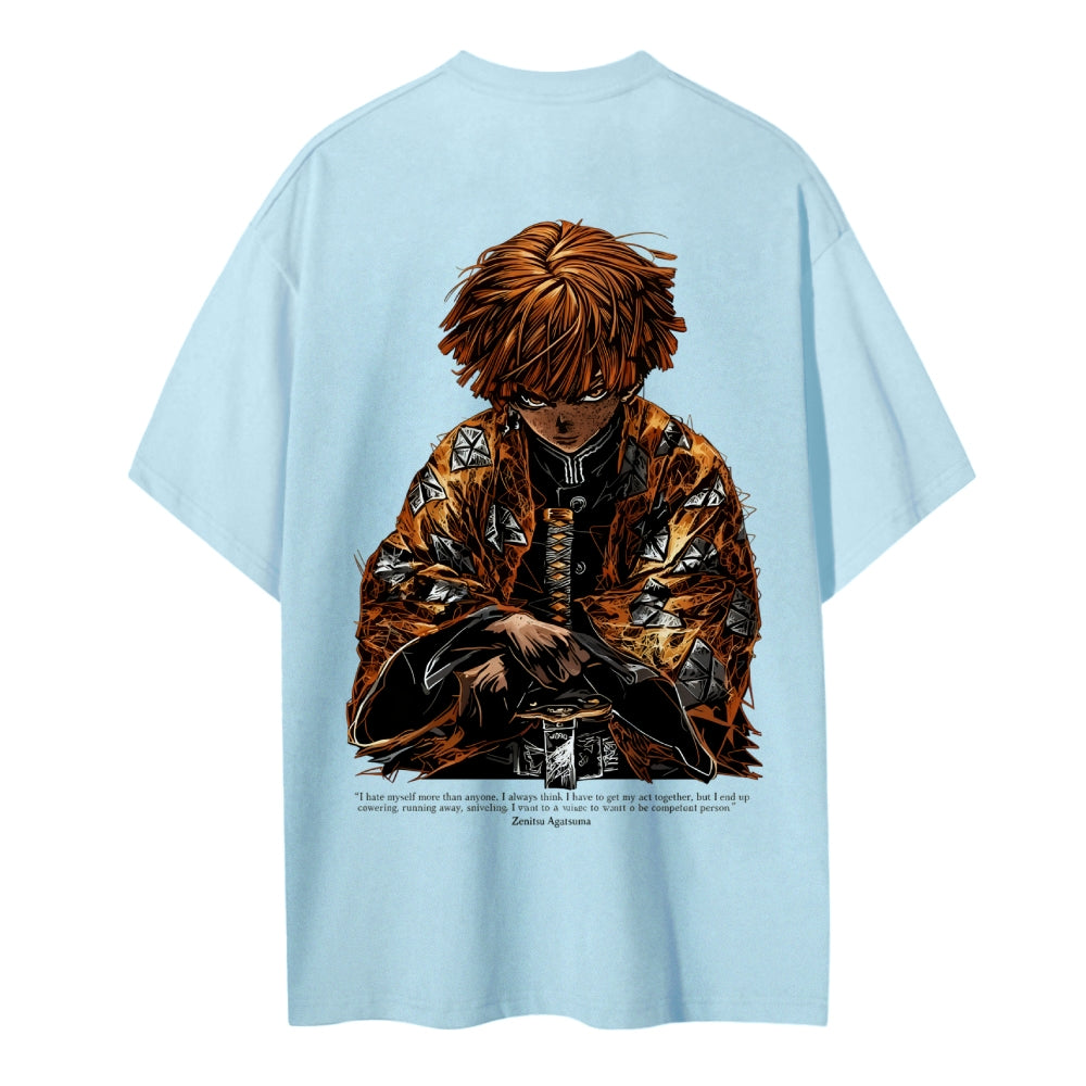 Demon Slayer Cotton Unisex Crew Neck Anime T-Shirt