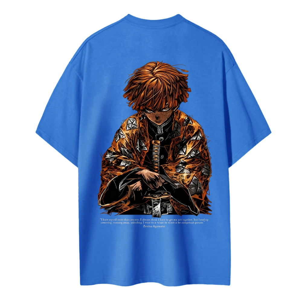 Demon Slayer Cotton Unisex Crew Neck Anime T-Shirt