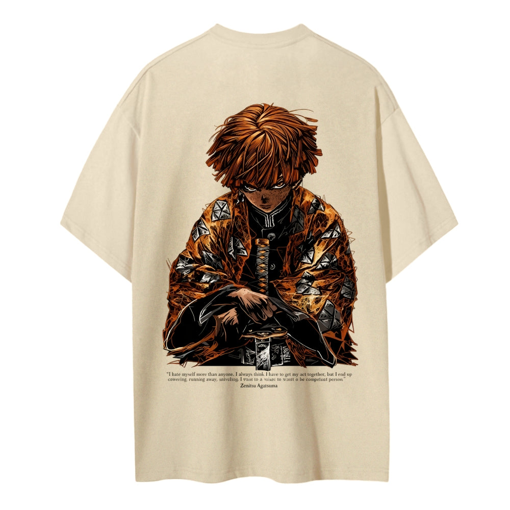 Demon Slayer Cotton Unisex Crew Neck Anime T-Shirt