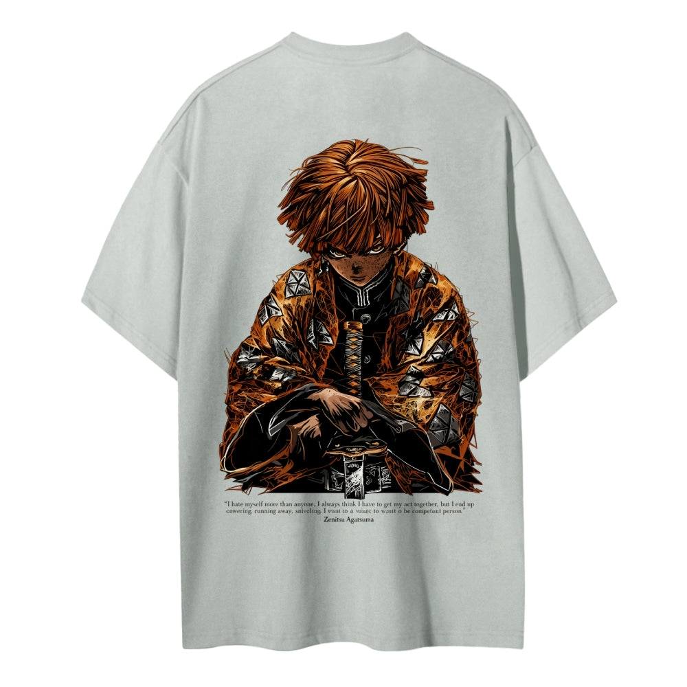Demon Slayer Cotton Unisex Crew Neck Anime T-Shirt