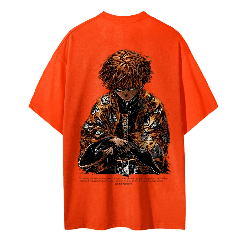 Demon Slayer Cotton Unisex Crew Neck Anime T-Shirt