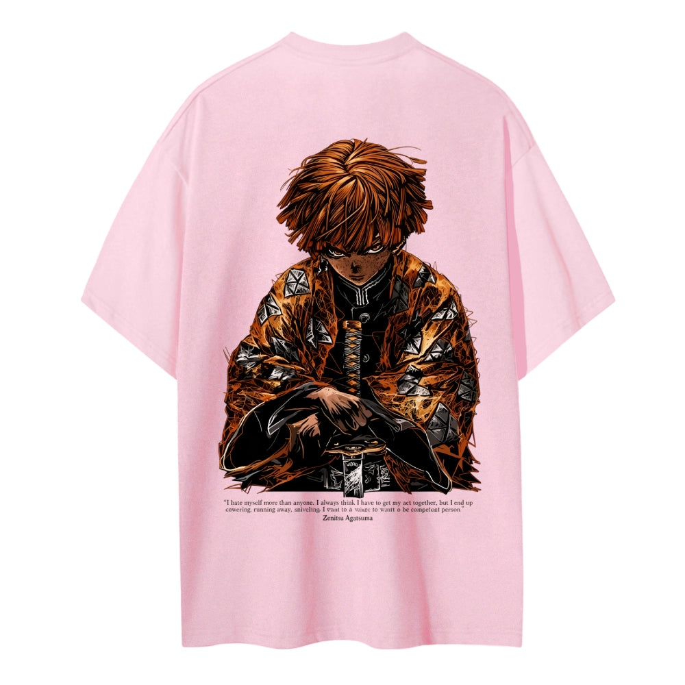 Demon Slayer Cotton Unisex Crew Neck Anime T-Shirt