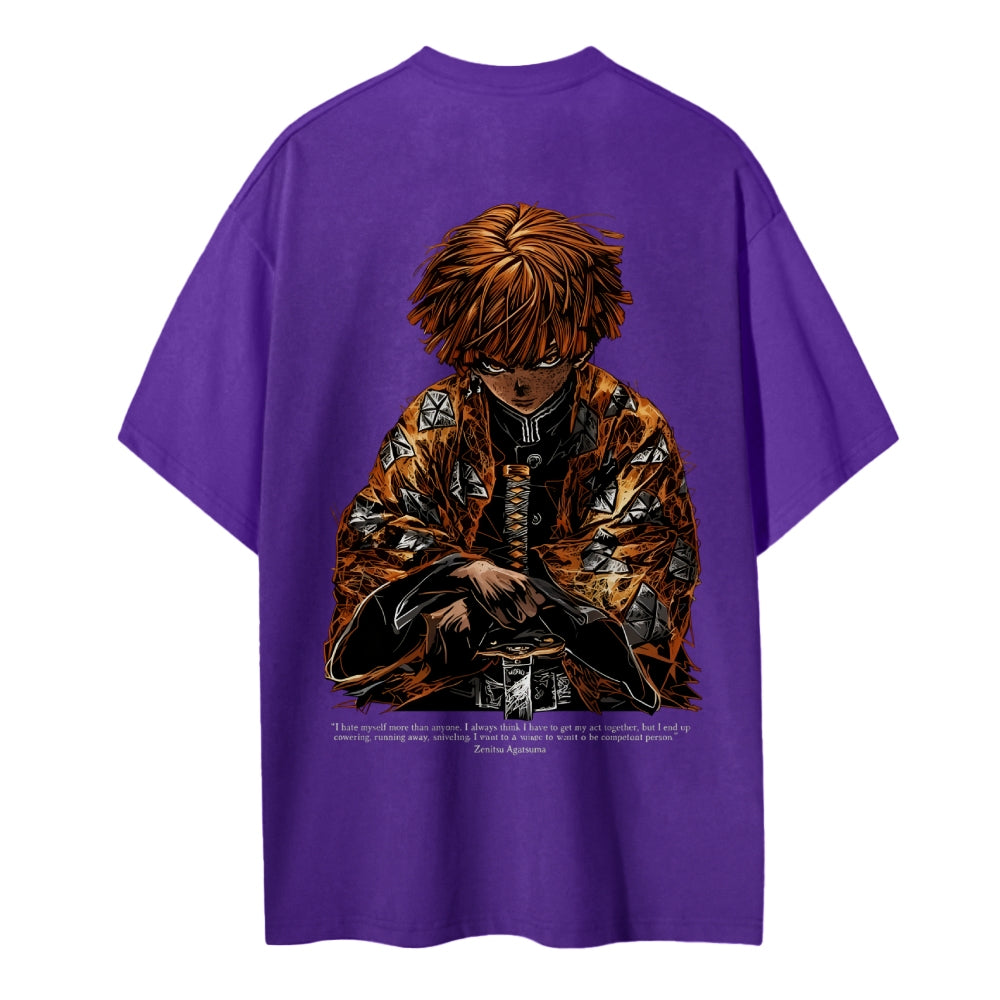 Demon Slayer Cotton Unisex Crew Neck Anime T-Shirt