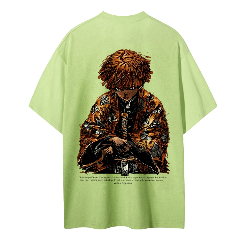 Demon Slayer Cotton Unisex Crew Neck Anime T-Shirt