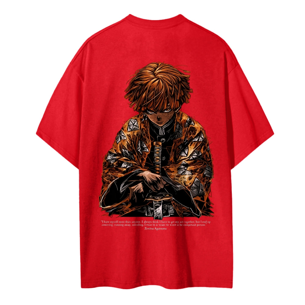 Demon Slayer Cotton Unisex Crew Neck Anime T-Shirt