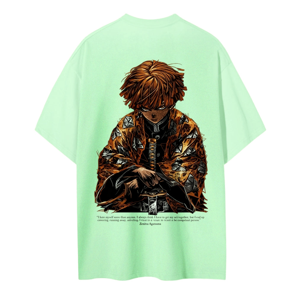 Demon Slayer Cotton Unisex Crew Neck Anime T-Shirt