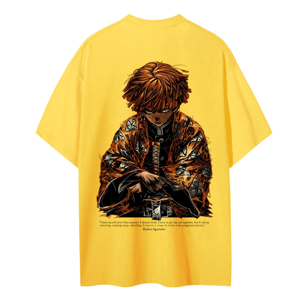 Demon Slayer Cotton Unisex Crew Neck Anime T-Shirt