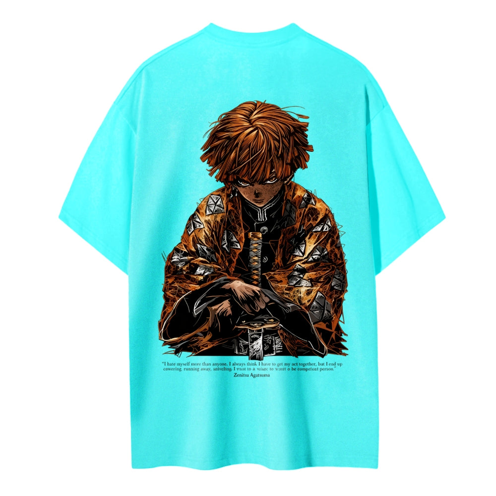 Demon Slayer Cotton Unisex Crew Neck Anime T-Shirt
