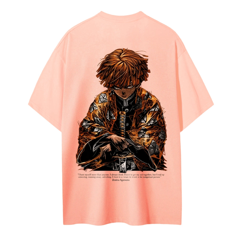 Demon Slayer Cotton Unisex Crew Neck Anime T-Shirt